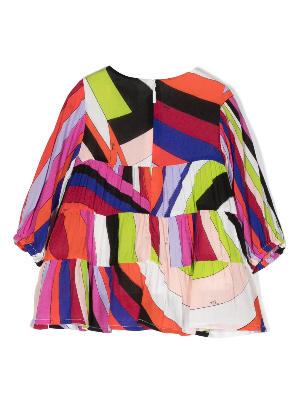 PUCCI Junior Jurk met abstracte print - Roze