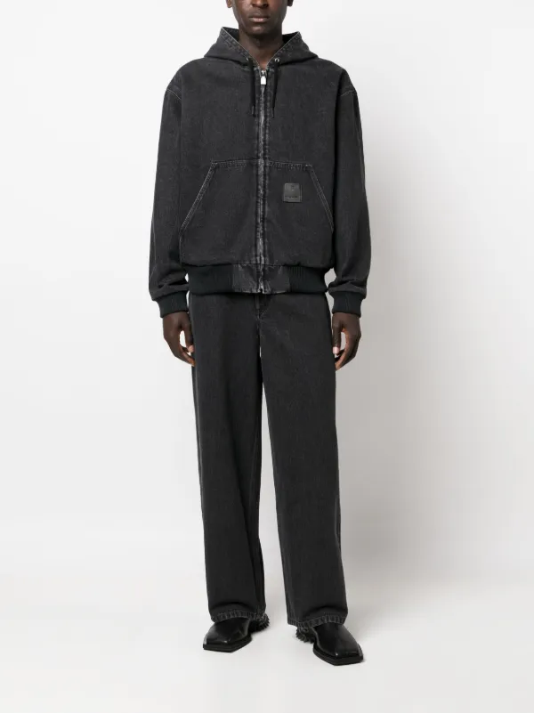 ジバンシィ Givenchy Cotton Jacket Givenchy distressed-effect Cotton Hooded Jacket | Grey