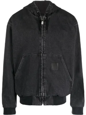 GIVENCHY フード付きジャケット 黒 ジバンシィ ジャケット 裏起毛 GIVENCHY フード付き パーカー