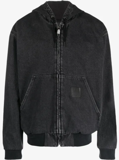 Givenchy veste en coton à effet usé