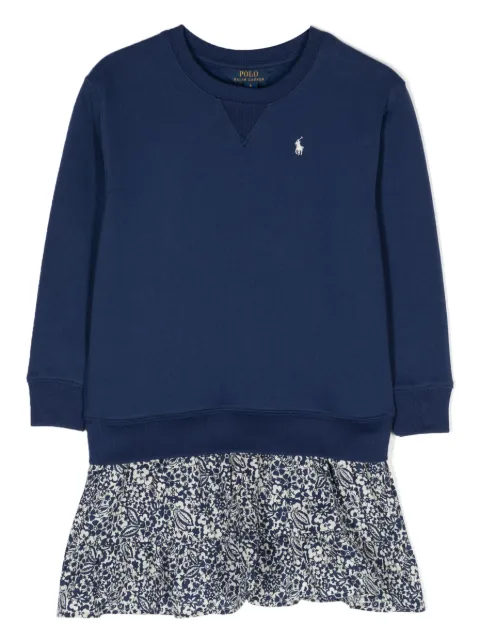 POLO RALPH LAUREN KIDS long-sleeve sweatshirt dress