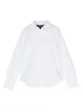 POLO RALPH LAUREN KIDS ruffled-collar cotton shirt - White