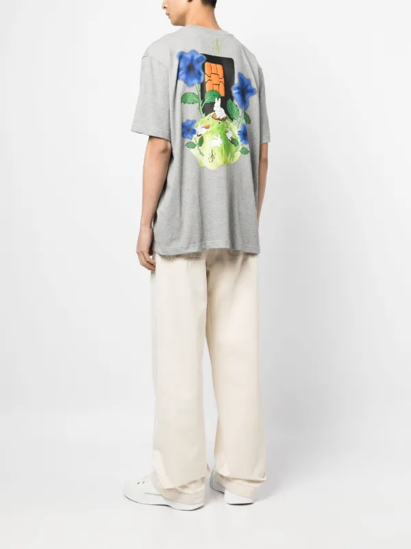 JW Anderson グラフィック Tシャツ | グレー | FARFETCH JP