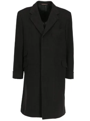 DIESEL ディーゼル Pコート Xサイズ ブラックウールコート（わー79） 中古・古着通販】DIESEL (ディーゼル) ダブルウールコート ブラック