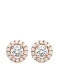 VEYNOU 14kt recycled rose gold Camilla diamond stud earrings - Pink