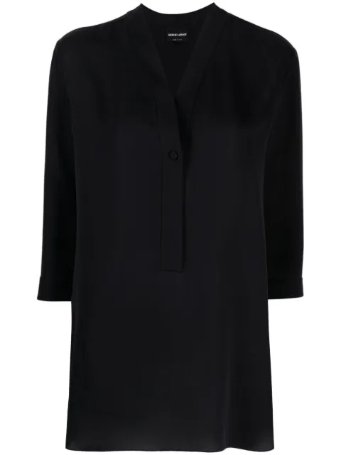 Giorgio Armani - V-neck silk blouse