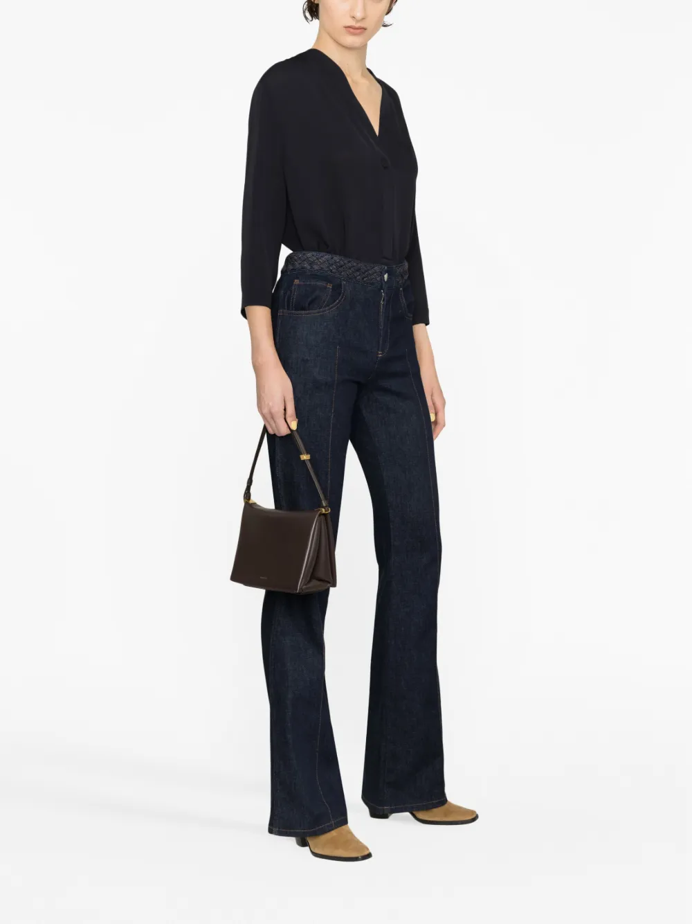 Giorgio Armani Blusa con scollo a V | Top | Image 3