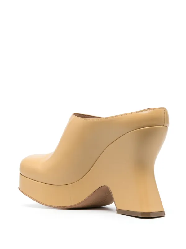 LOEWE Terra Klomp Met Sleehak Beige FARFETCH NL