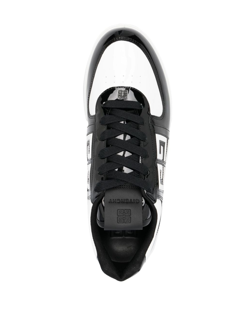 Shop Givenchy 4g Logo-embossed Low-top Sneakers In Schwarz