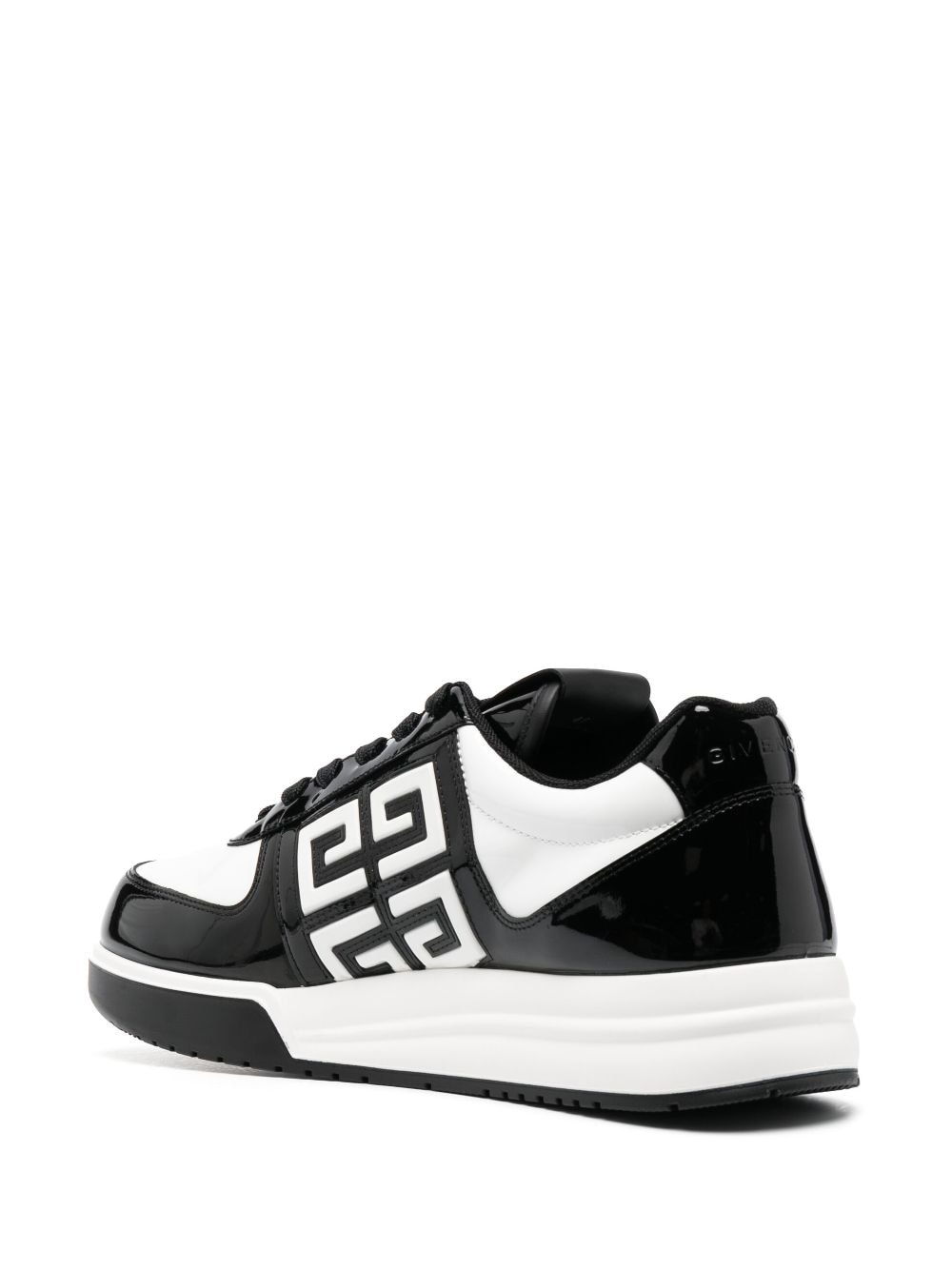 Shop Givenchy 4g Logo-embossed Low-top Sneakers In Schwarz