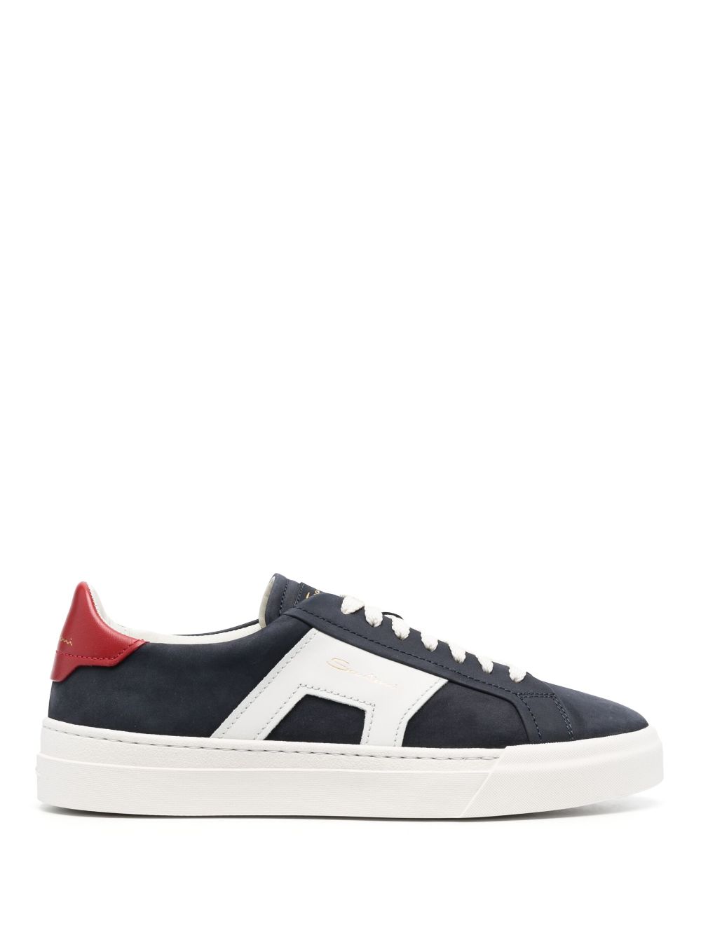 Santoni Double Buckle low-top sneakers - Blue