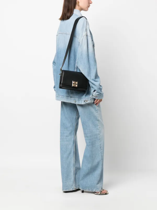 Givenchy 4G レザーショルダーバッグ | ブラック | FARFETCH JP Givenchy 4G レザーショルダーバッグ | ブラック | FARFETCH JP