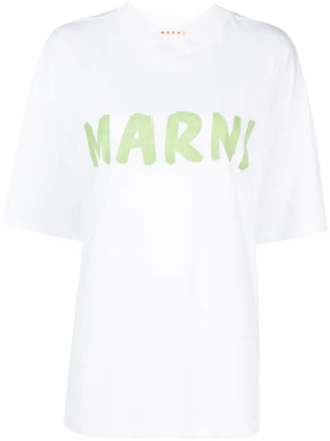 Marni logo-print cotton T-shirt