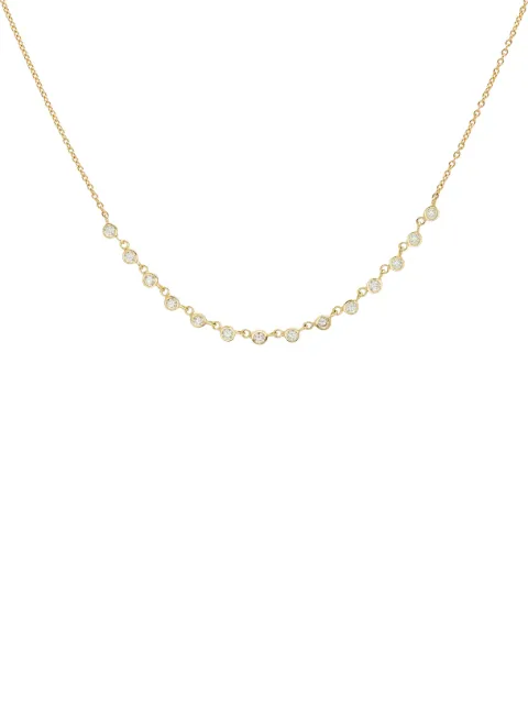 We by WHITEbIRD 18k yellow recycled gold Clarisse Fancy diamond necklace