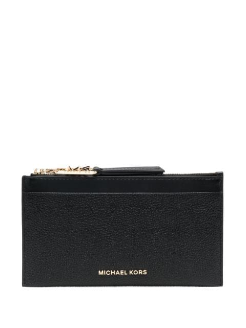 Michael Michael Kors logo-plaque leather wallet