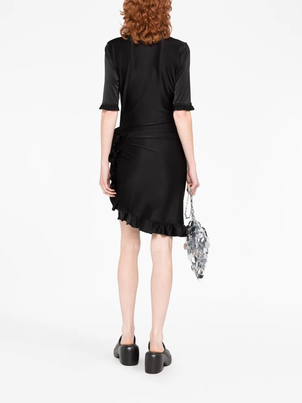 Rabanne Abito corto asimmetrico Flamenco | Abbigliamento | Image 4