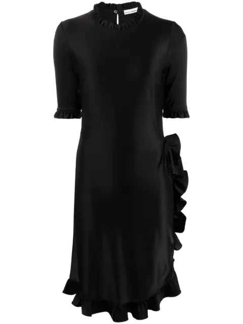 Rabanne vestido corto con diseño asimétrico
