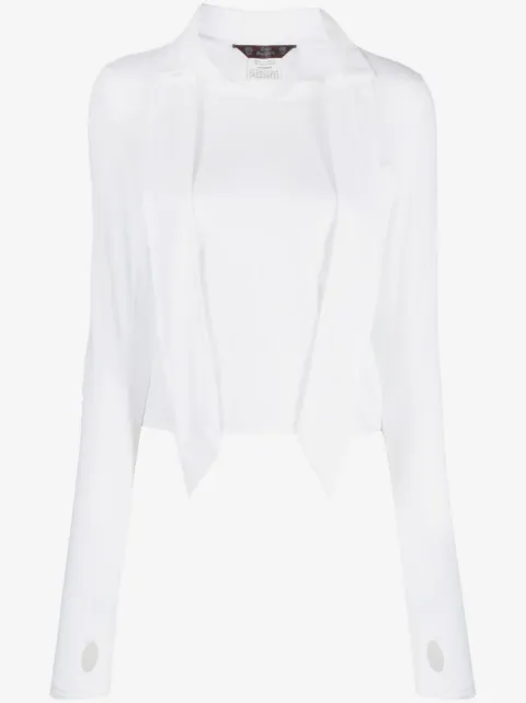 John Galliano Pre-Owned 1990 bow-detail cotton blouse