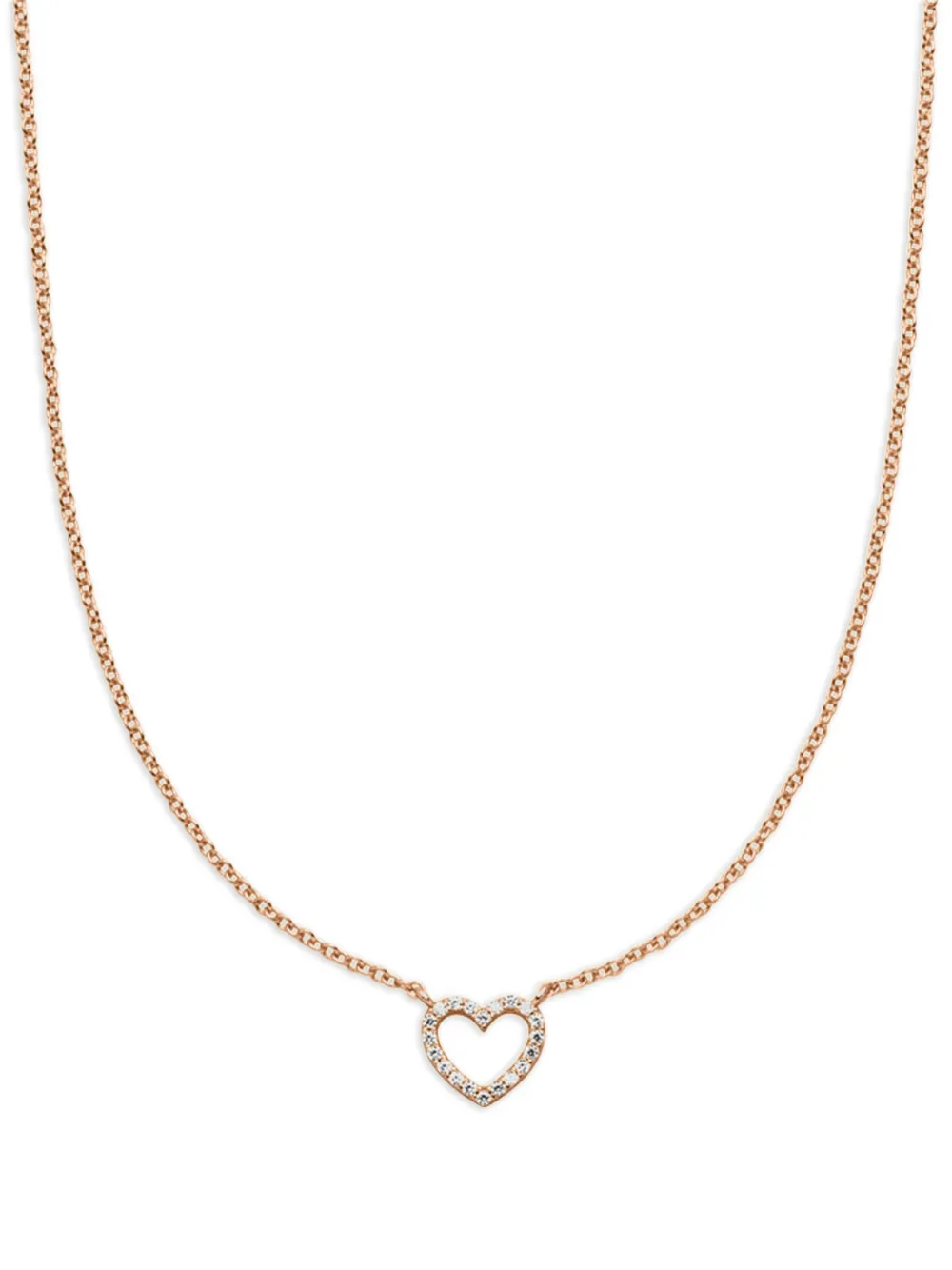VEYNOU Heart ダイヤモンド ネックレス 14Kローズゴールド - ピンク VEYNOU Heart ダイヤモンド ネックレス 14Kローズゴールド - ピンク