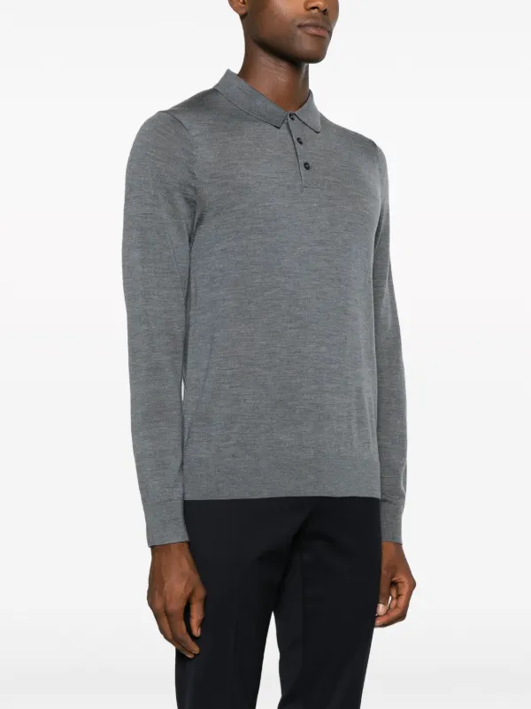 michael kors long sleeve polo shirt