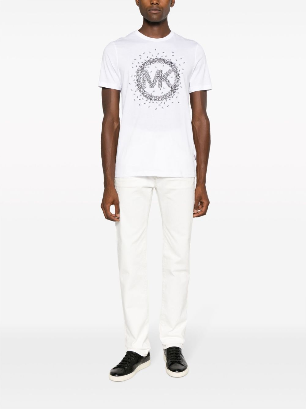 Michael Kors logo-print cotton T-shirt - Wit