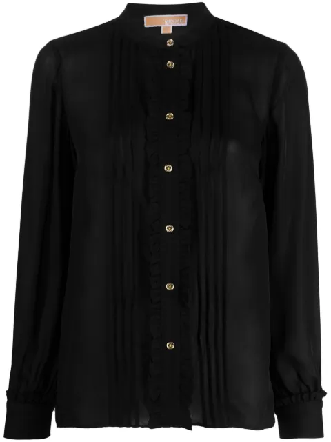 Michael Michael Kors camisa con volantes y botones