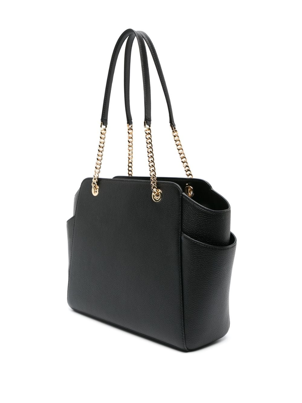 Shop Michael Michael Kors Medium Jacquelyn Tote Bag In Black