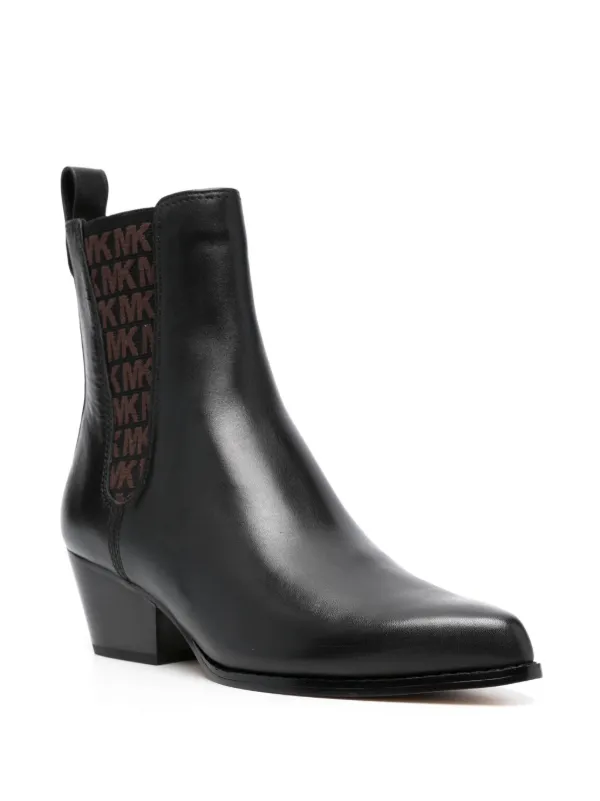 Michael kors sales black ankle boots