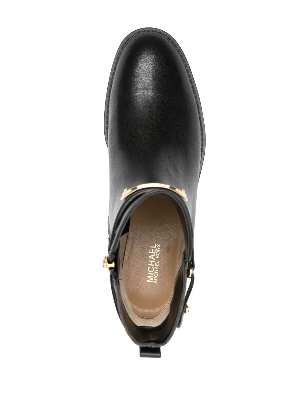 Michael Michael Kors Bottines Darcy 90 Mm a Motif Monogramme Noir FARFETCH FR