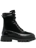 Michael Michael Kors Rowan lace-up leather boots - Black