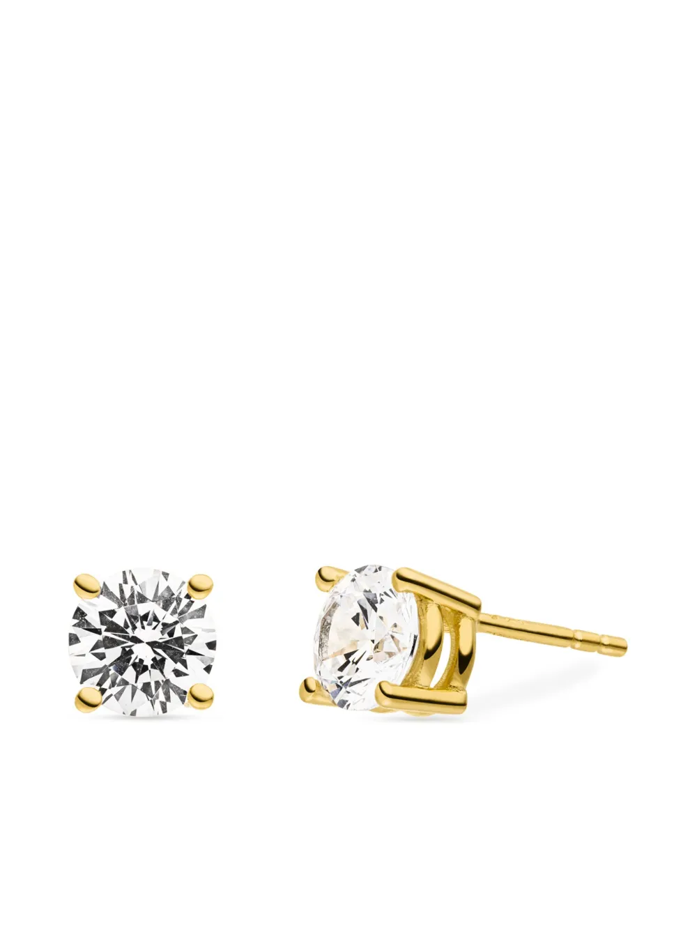 14kt Yellow Gold Ella Diamond Stud Earrings