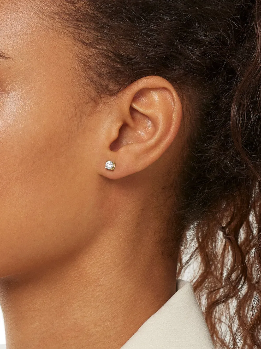 14kt Yellow Gold Ella Diamond Stud Earrings