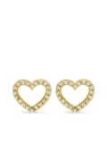 VEYNOU 14kt yellow gold Heart diamond stud earrings