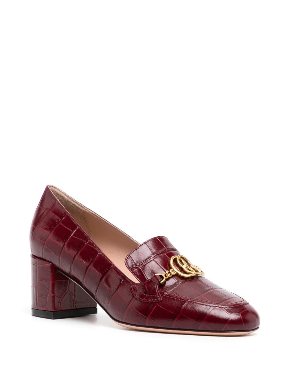 Bally Kitten leren pumps - Rood