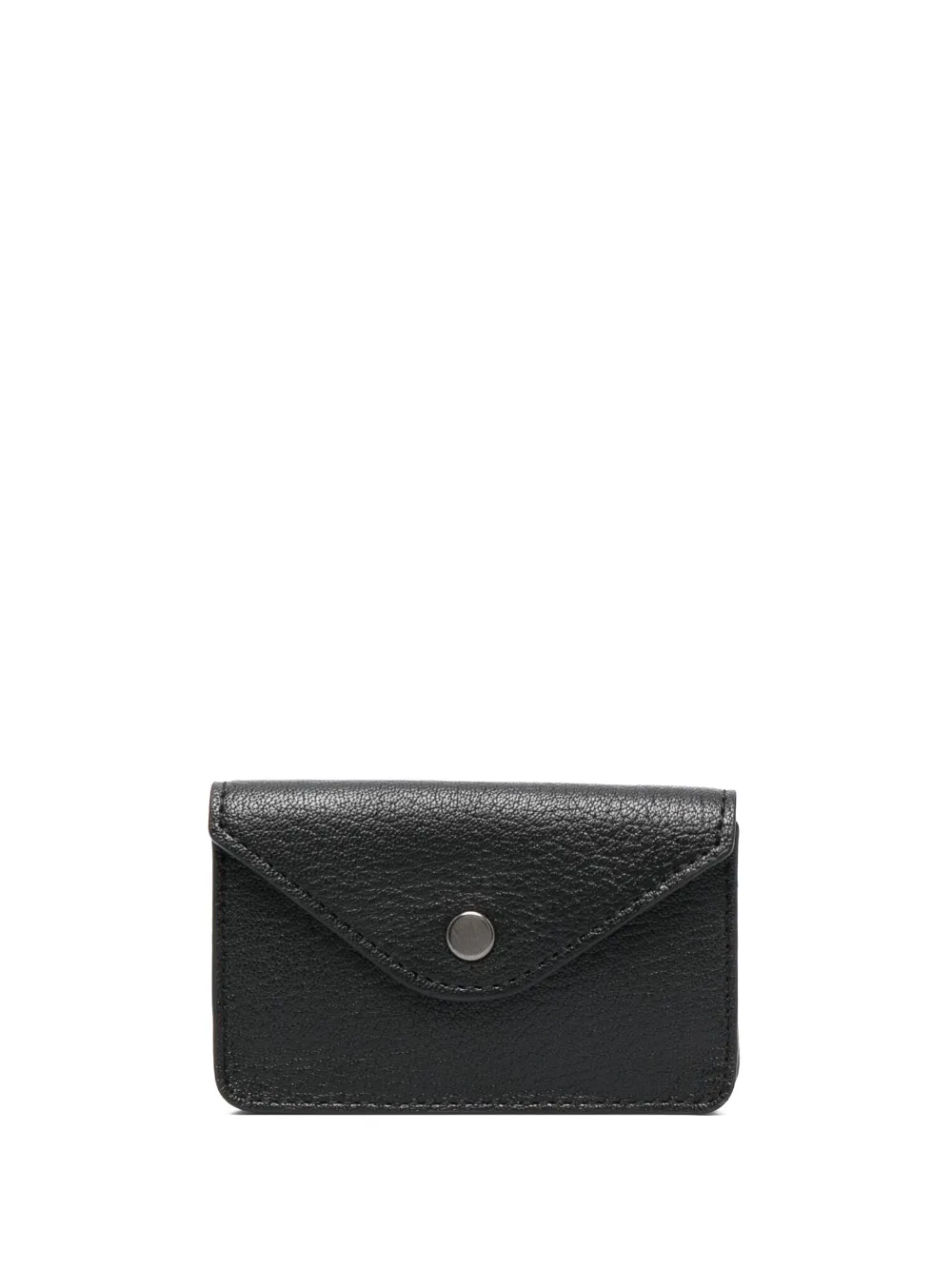 Lemaire Envelope Leather Wallet In Black