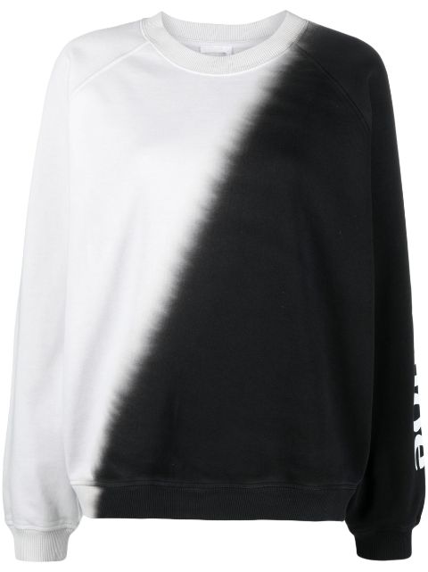 Chloé logo-print tie-dye cotton sweatshirt