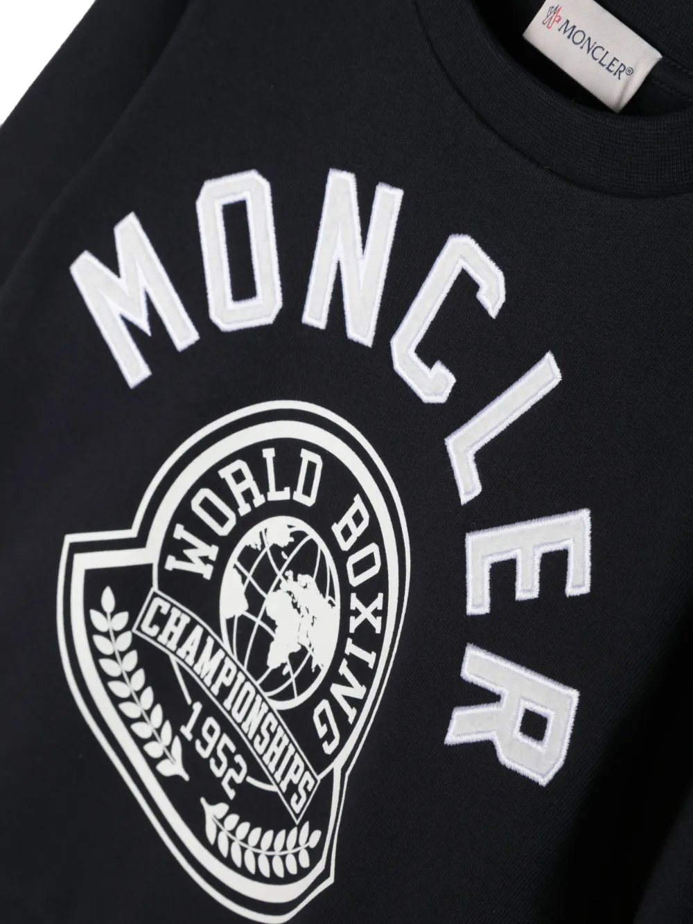 Moncler logo-embroidered Cotton Sweatshirt - Farfetch