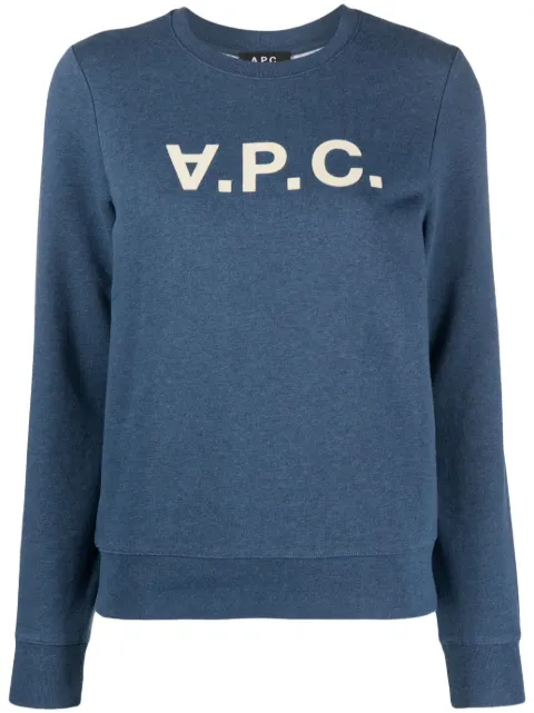 A.P.C. Viva logo cotton sweatshirt Women