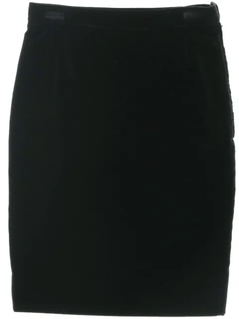 Saint Laurent Pre-Owned 1970s velvet skirt