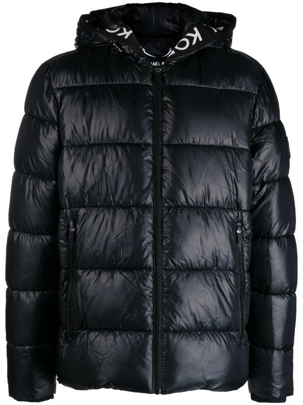 Michael Kors Men's Quilted Hooded Puffer Jacket