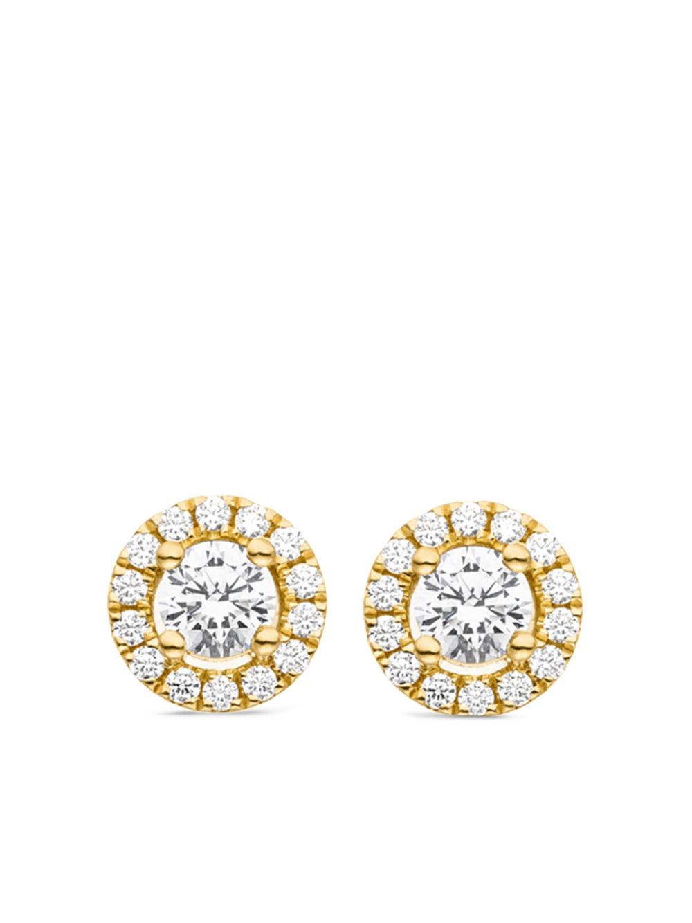 14k yellow gold Camilla diamond stud earrings