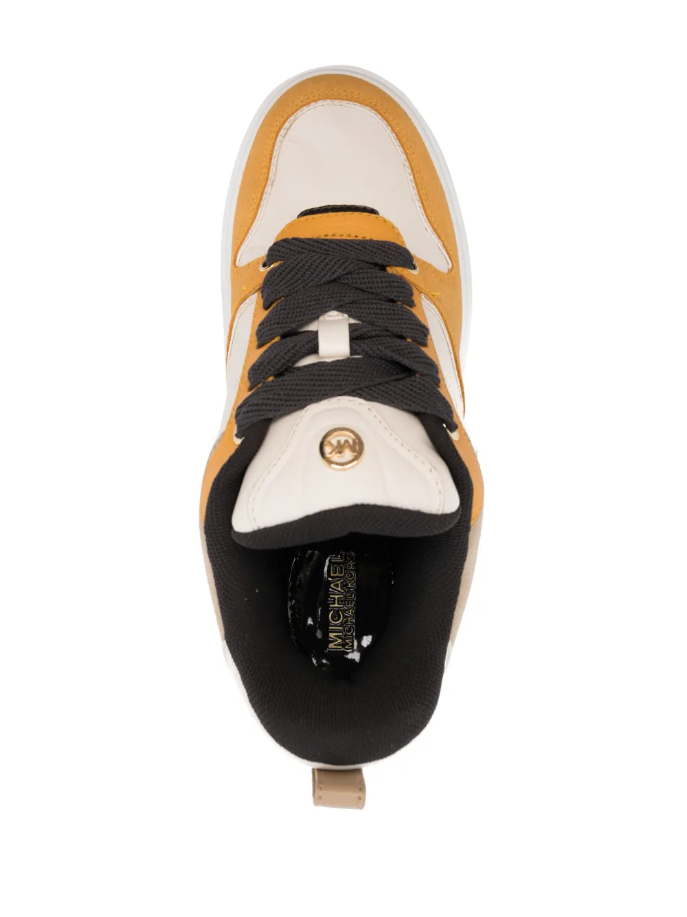 Michael kors tennis shoe hot sale orange