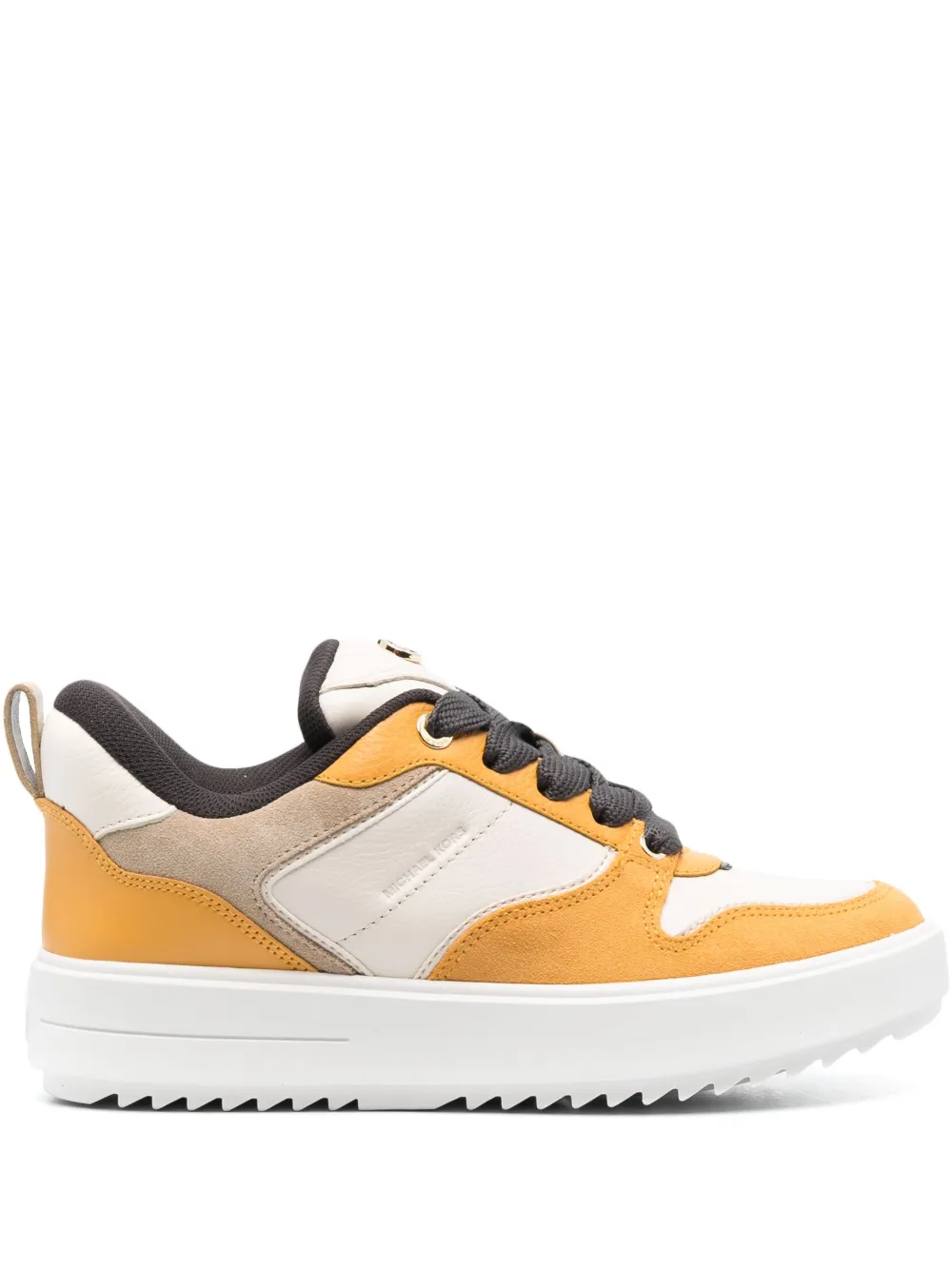 Rumi colour-block leather platform sneakers