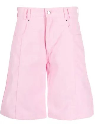 Marshall Columbia Cotton knee length Shorts Pink FARFETCH UK