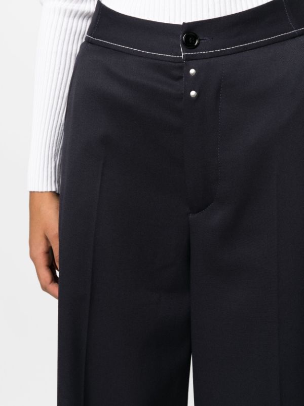 MM6 Maison Margiela three-pocket Cotton Palazzo Pants - Farfetch