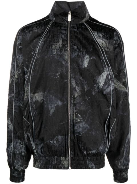 Off-White Biker crinkled windbreaker jacket Men