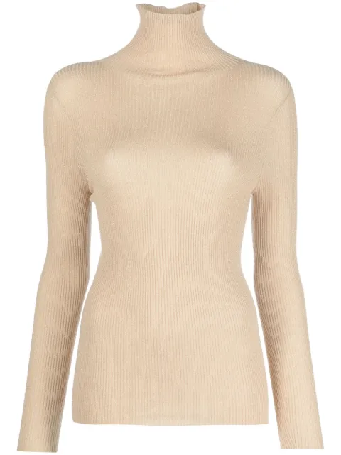 Fabiana Filippi ribbed-knit virgin wool-blend jumper