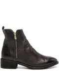 Officine Creative Seline leather ankle boots - Brown