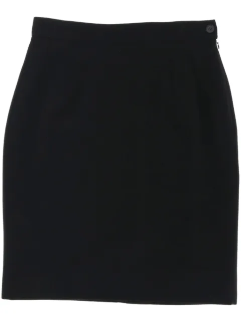 Saint Laurent Pre-Owned 1990s wool pencil skirt