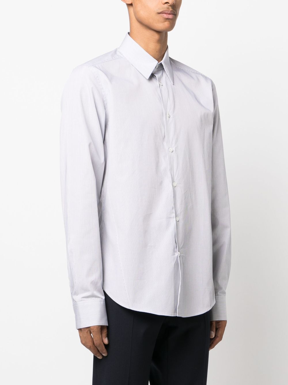 Affordable Lanvin grid-pattern cotton shirt Men